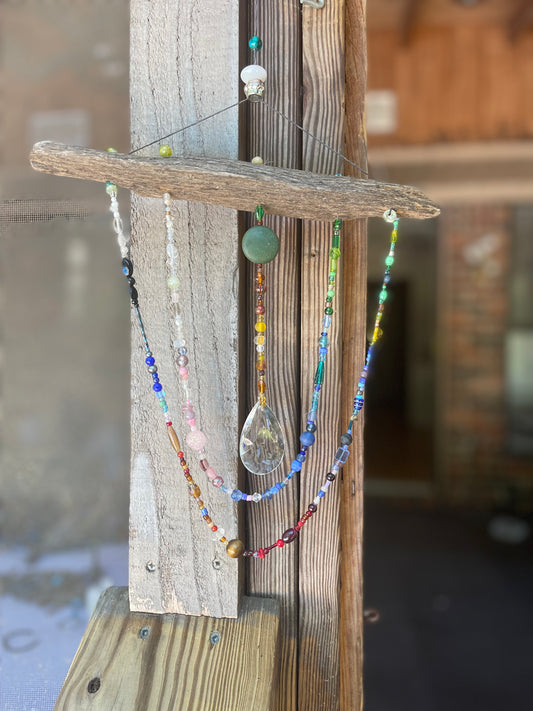 Driftwood suncatcher